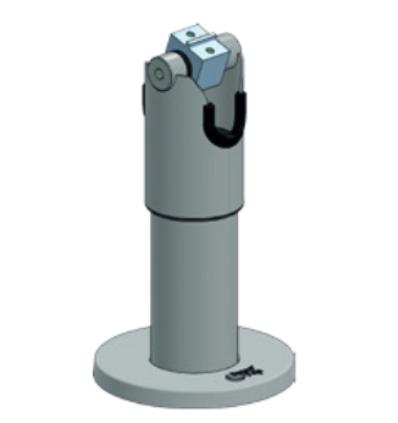 Ergonomic Solutions SpacePole POS DTP102 Supporto attivo Tablet/UMPC Nero (DURATILT FLIP SP2 AND POLE INC - FLANGE COVER BLACK)