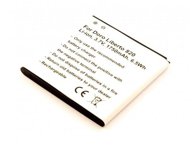CoreParts MBXMISC0051 ricambio per cellulare Batteria Bianco (Battery for Mobile 6.5Wh - Li-ion 3.7V 1750mAh 6.5Wh - Li-ion 3.7