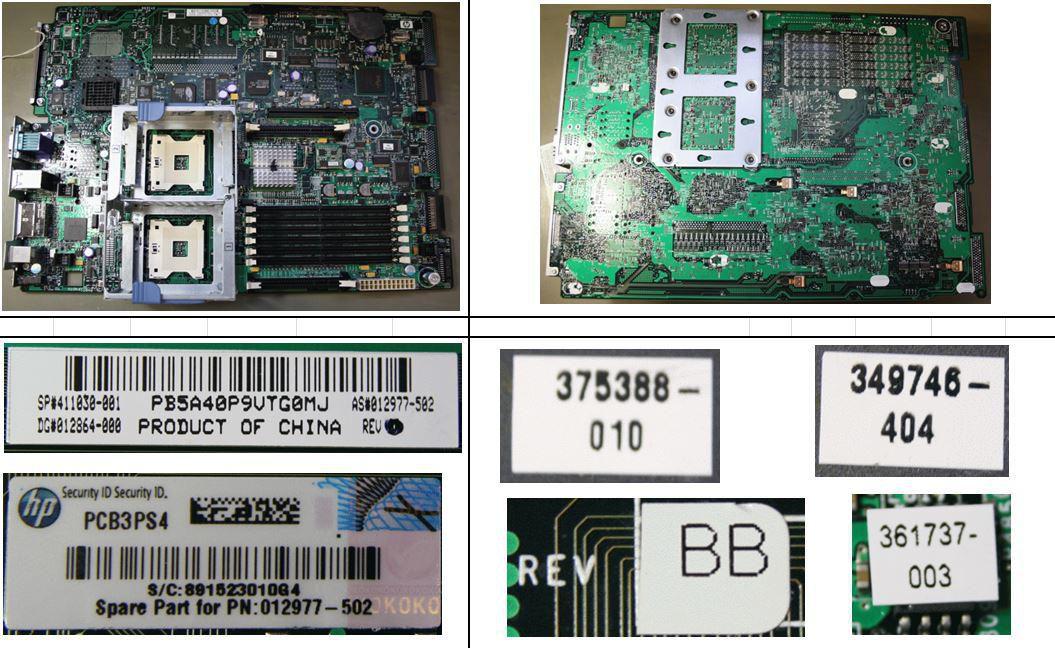 SCHEDA DI SISTEMA DL380 G4