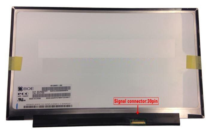 CoreParts MSC125H30-018M ricambio per notebook Display (125 LCD HD Matte - 1366x768 - LED Screen 30pins Bottom Right Connector