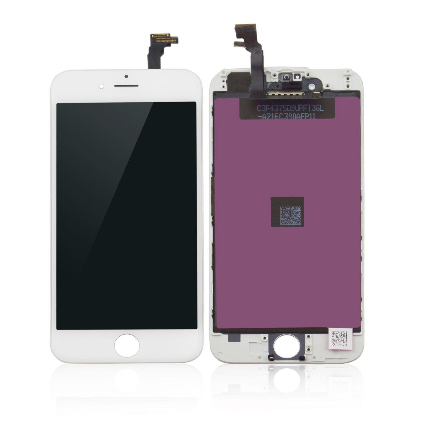 CoreParts MOBX-IPC6G-LCD-W ricambio per cellulare Display Bianco (LCD Screen for iPhone 6 White - LCD Assembly with digitizer -