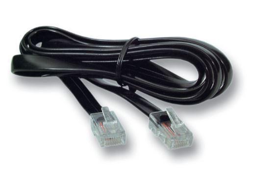 Microconnect MPK430S cavo telefonico 3 m Nero (RJ12-RJ45 3M M/M Black - 6P/6C-8P/6C - Warranty 300M)