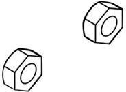 HEXAGON NUT NH4-1 - Warranty: 3M