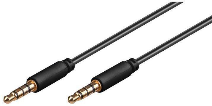 Microconnect IPOD016 cavo audio 2 m 3.5mm Nero (35 mm Headphone & Audio Cable - 3.5mm Minijack extension Cable - Warranty 300M)
