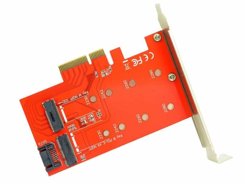 CoreParts MSNX1026 scheda di interfaccia e adattatore Interno M.2 (NGFF M.2 to PCIe Adapter - M-key PCIe X4 NVME / B-key SSD -