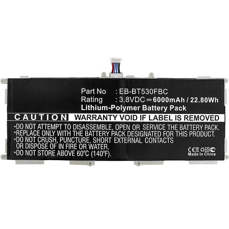 CoreParts MBTAB0039 ricambio e accessorio per tablet Batteria (Battery 26Wh Li-ion 3.8V - 6800mAh for Samsung Gal Tab4 - 26Wh L
