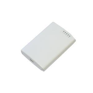 Microtics Router Bowerbox-Router-4-Port Switch matching su Din Rail, Montaggio dell'asta (RB750P-PBR2)