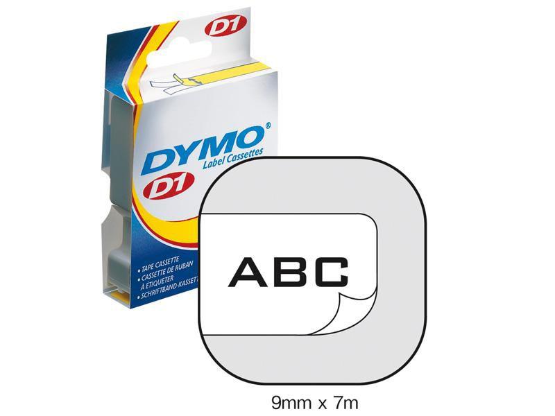 Nastro D1 Nero Su Bianco 9mmx7m