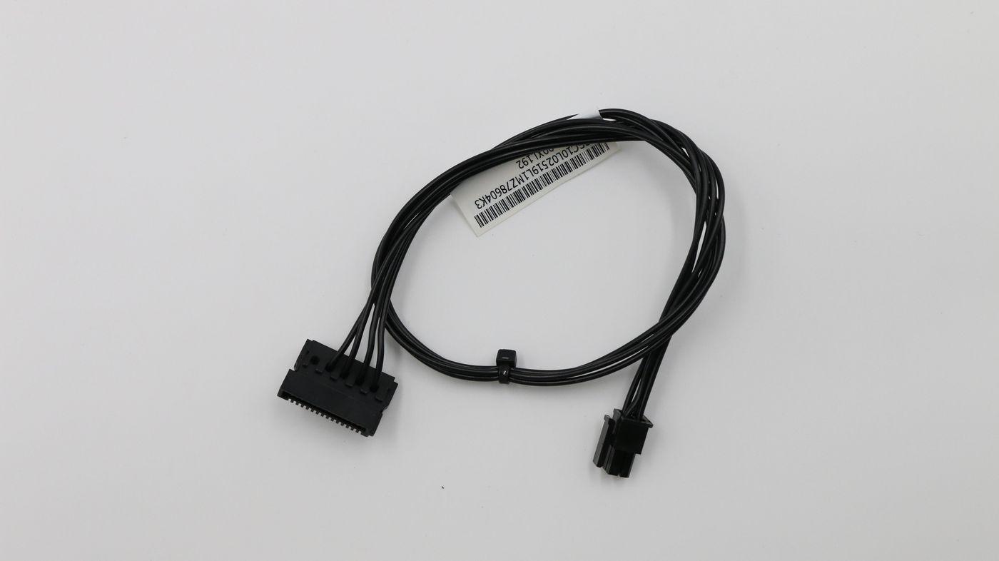 SATA and power cable for - Lenovo systems, 400mm length - 400 MM - Warranty: 6M