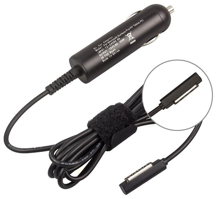 CoreParts MBXMS-DC0001 Caricabatterie per dispositivi mobili Computer portatile Nero Accendisigari Auto (Car Adapter for MS Sur