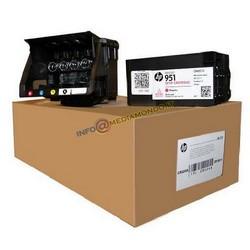 TESTINA DI STAMPA ORIGINALE HP CR324A - CM751-60126 - CON KIT 4 CARTUCCE ORIGINALI HP 950/951 - CR321A