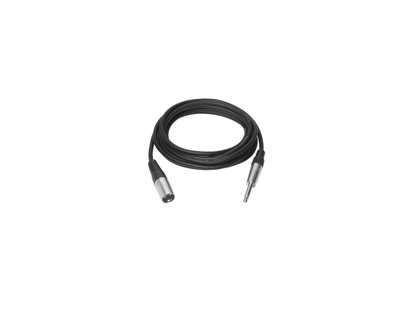 Vivolink PROAUDXLRJACK10 cavo audio 10 m XLR 6.35mm Nero (XLR M to Mono Jack 6.35mm - Cable 10m . - Warranty 144M)