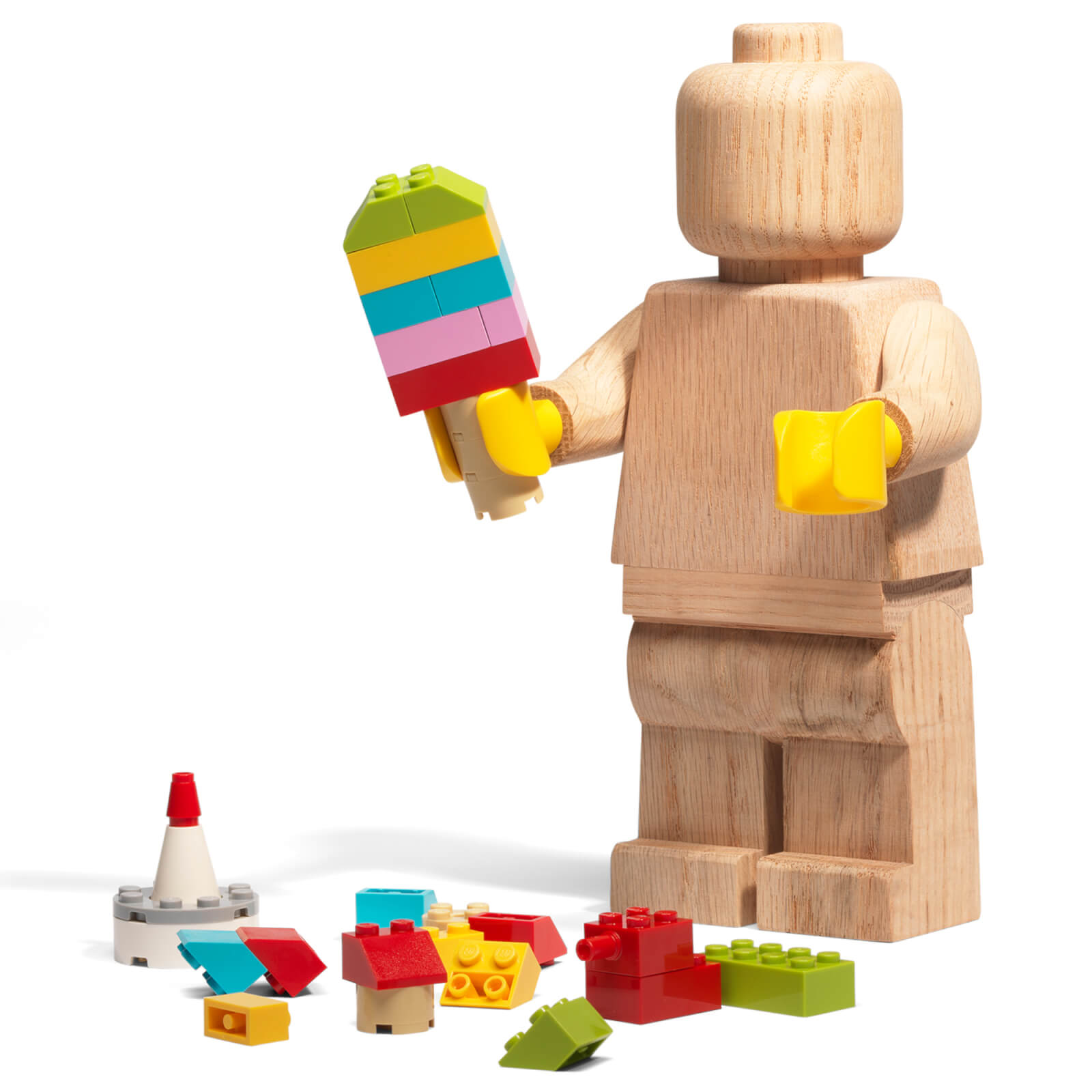 Minifigure in legno LEGO in legno