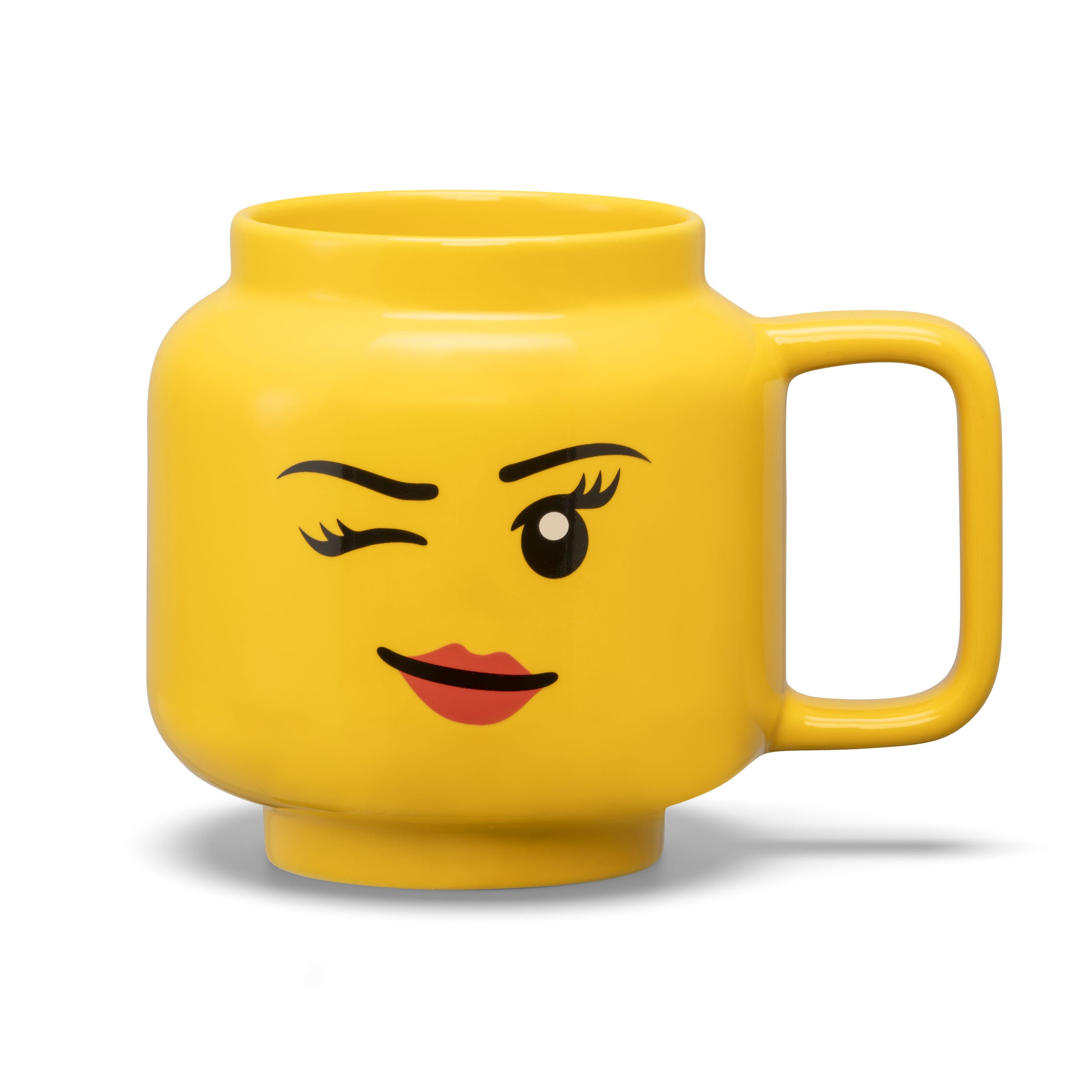 Tazza in ceramica LEGO Winking Girl gialla