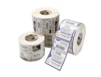 unbeschichtetes Thermotransfer Papieretikett permanenthaftend 25mm core 102mm x 76mm 930 Etiketten/Rolle 12 Rollen/Box Pe