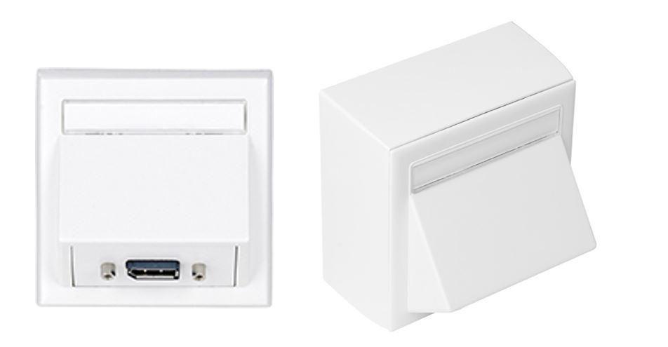 Vivolink WI221196 presa energia DisplayPort Bianco (Wall box Displayport inc - Thorsmann wall box . - Warranty 12M)