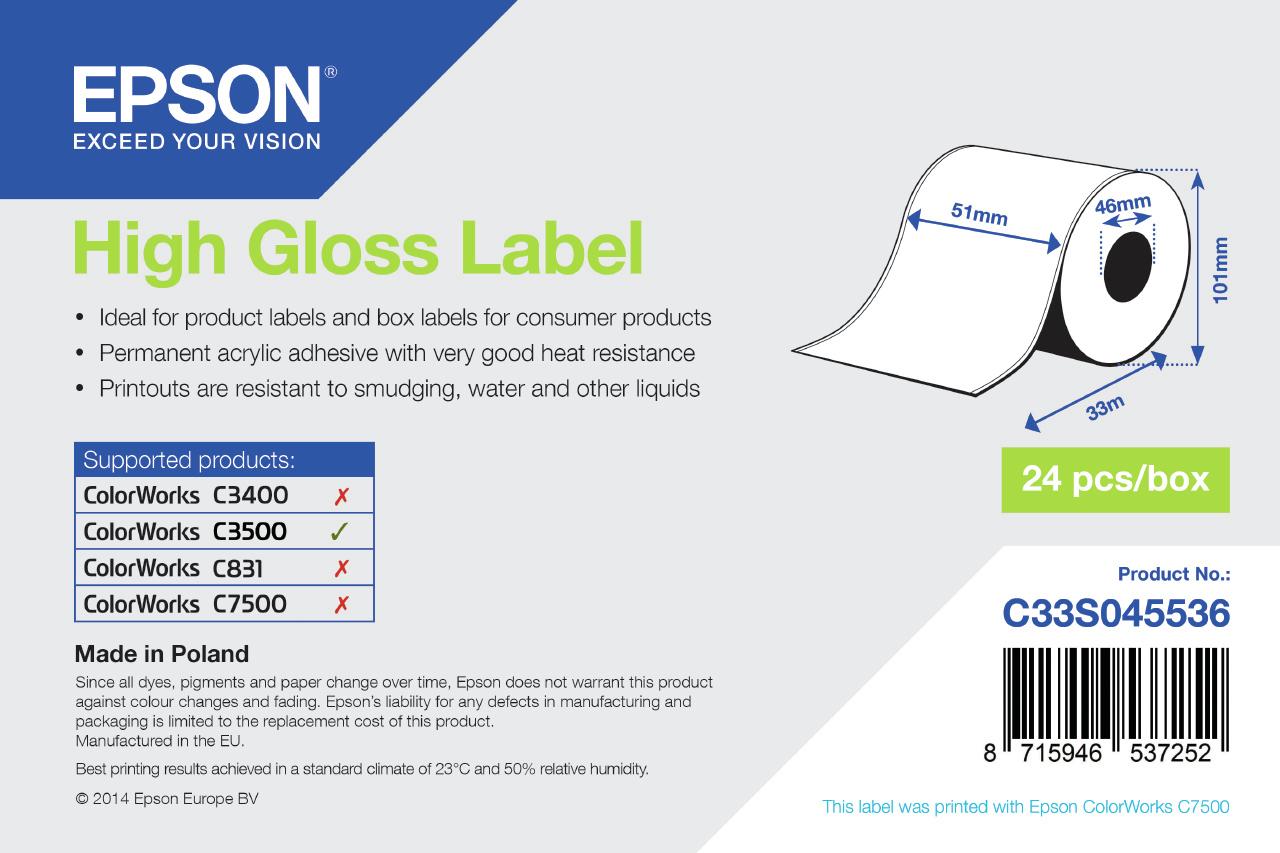 Epson High Gloss Label -...