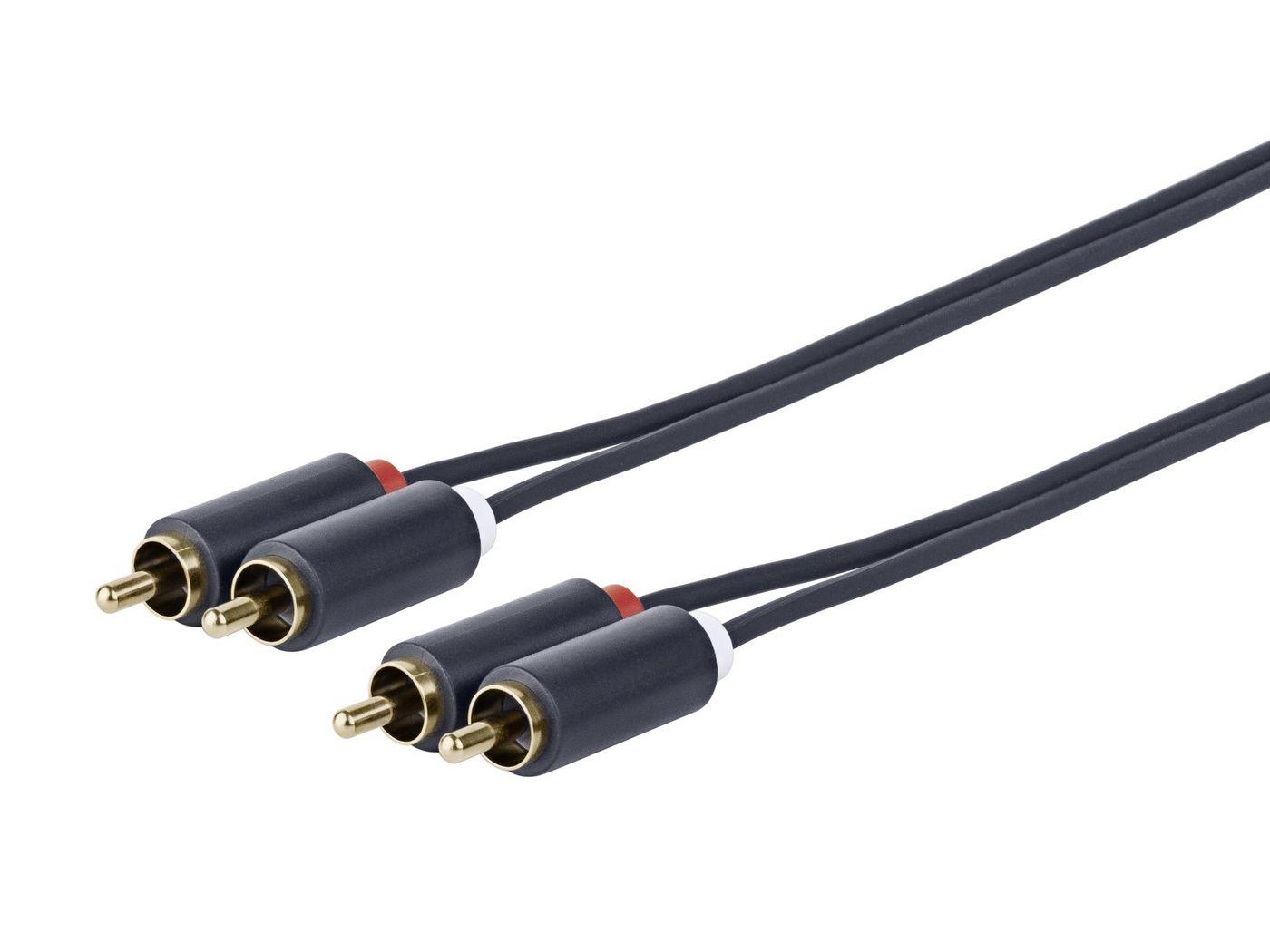 Vivolink PRORCARCA2 cavo audio 2 m 2 x RCA Nero (2 X RCA - 2 X RCA M-M - . - Warranty 144M)