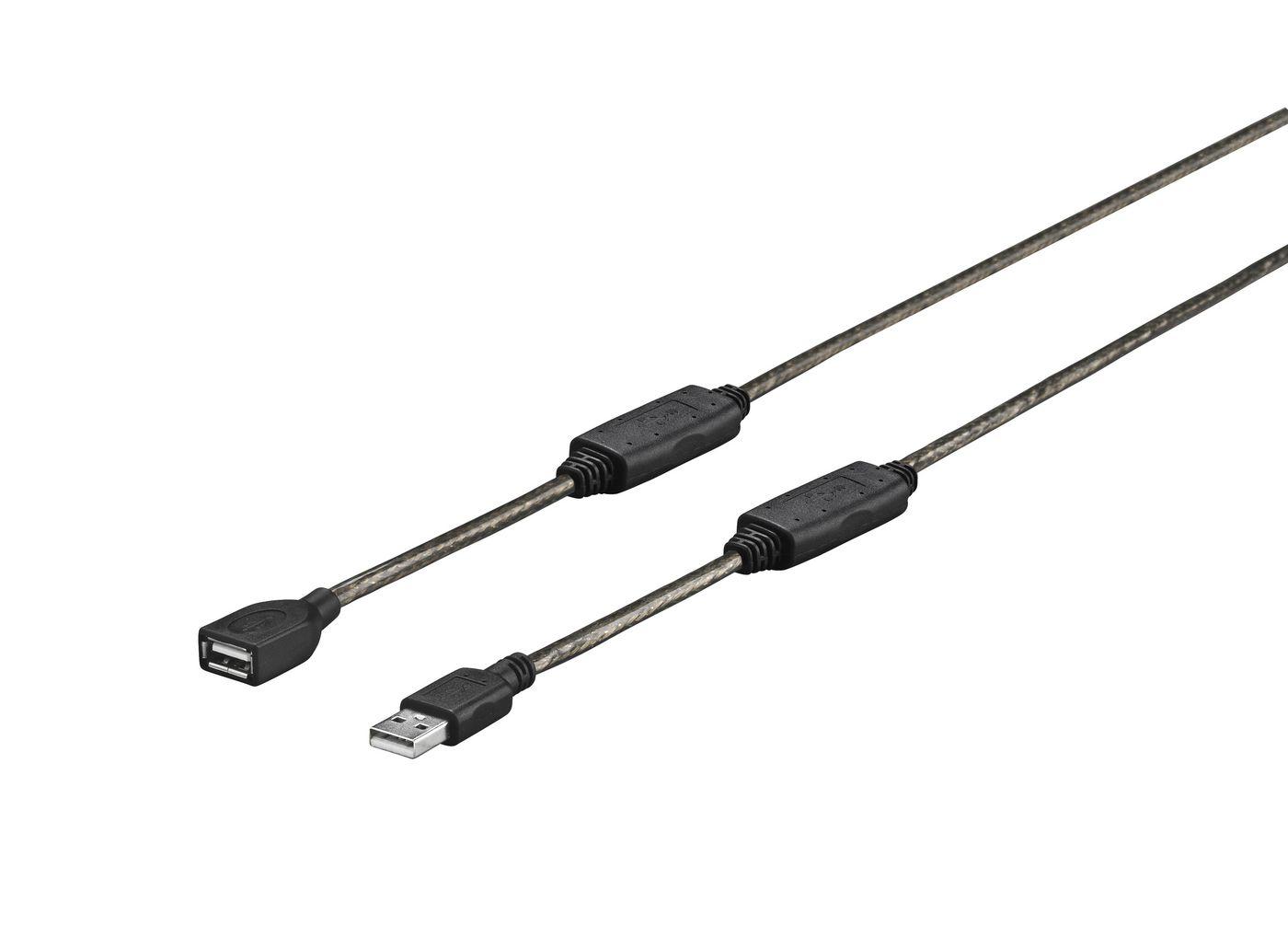CAVO USB 2.0 ATTIVO A MASCHIO -