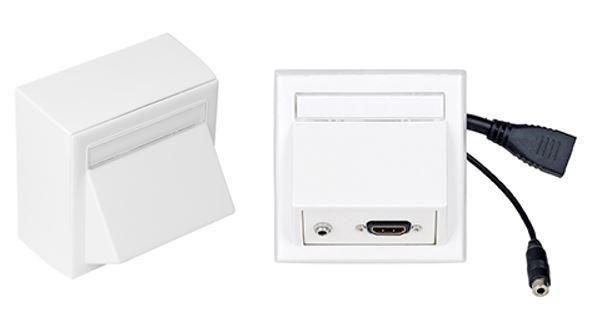 Vivolink WI221170 presa energia HDMI 3.5mm Bianco (Wall Connection HDMI 35mm - inc Thorsmann wall box . - Warranty 12M)