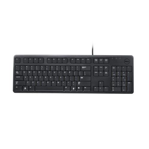 DELL KB212-B tastiera USB Inglese Nero (Dell USB Slim QuietKey Keyboard UK) - Versione UK