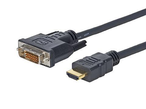 Vivolink PROHDMIDVI3 cavo e adattatore video 3 m HDMI DVI-D Nero (PRO HDMI DVI 241 - . - Warranty 144M)
