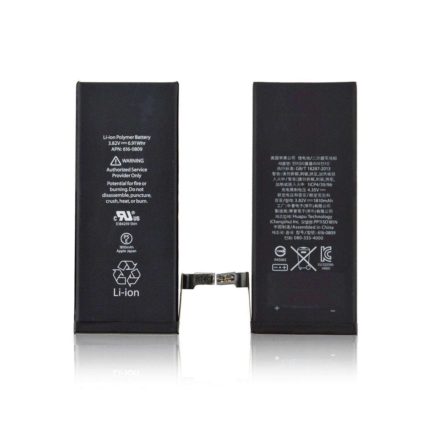 CoreParts MSPP6418 ricambio per cellulare Batteria Nero (Battery 6.88Wh Li-ion 3.8V - 1810mAh for iPhone6 6.88Wh - Li-ion 3.8V