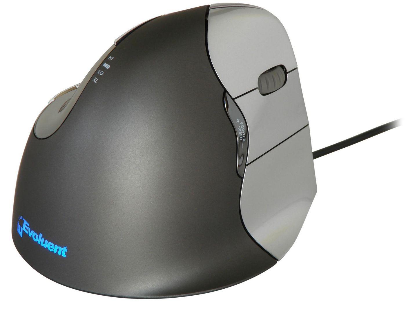 Evoluent VerticalMouse 4 mouse Ufficio Mano destra USB tipo A Laser (Vertical Mouse4 Right Hand - Mouse Warranty: 12M) [500790]