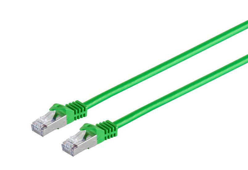Microconnect 1.5m Cat7 S/FTP cavo di rete Verde 1,5 m S/FTP [S-STP] (RJ45 patch cord S/FTP [PiMF], - w. CAT 7 raw cable 1.5m Gr