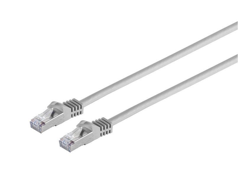 Microconnect 5m Cat7 S/FTP cavo di rete Grigio S/FTP [S-STP] (RJ45 patch cord S/FTP [PiMF], - w. CAT 7 raw cable 5m Grey - 4x2x