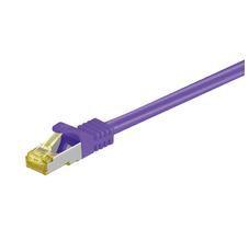 Microconnect 5m Cat7 S/FTP cavo di rete Porpora S/FTP S-STP (RJ45 patch cord S/FTP PiMF - w. CAT 7 raw cable 5m Purple - 4x2xAW