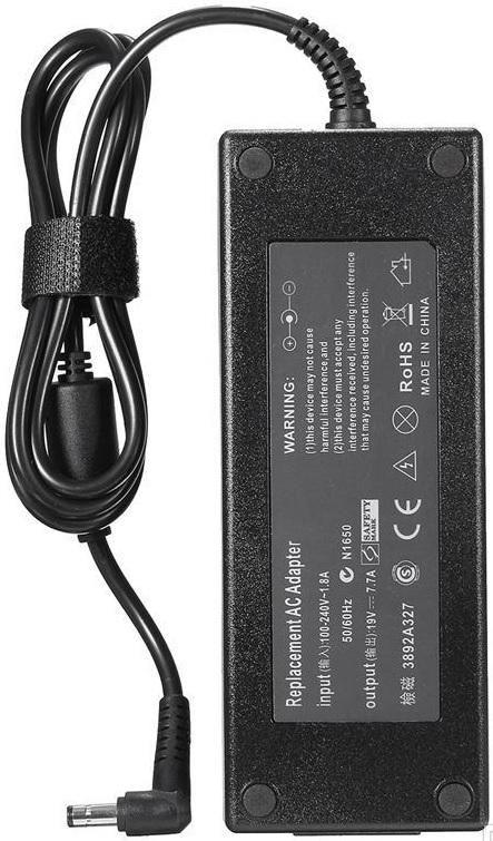 CoreParts MBA50170 adattatore e invertitore Interno 150 W Nero (Power Adapter for MSI/Acer - 150W 19.5V 7.7A Plug5.52.5 - Inclu