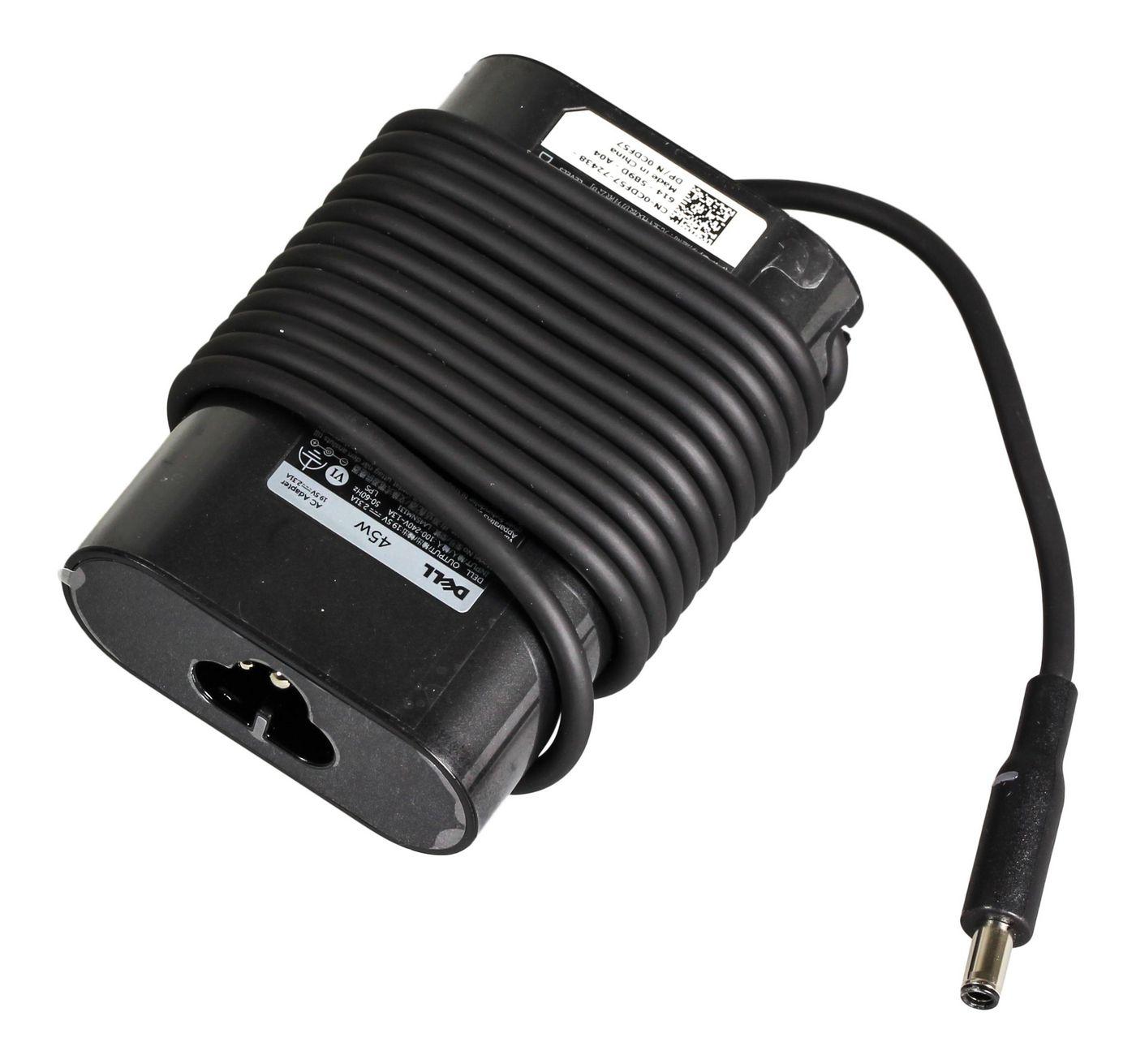 DELL C2WJH adattatore e invertitore Interno 45 W Nero (AC Adaptor Slim - C2WJH Notebook Indoor 45 - W Black AC-to-DC 0.91 m - W