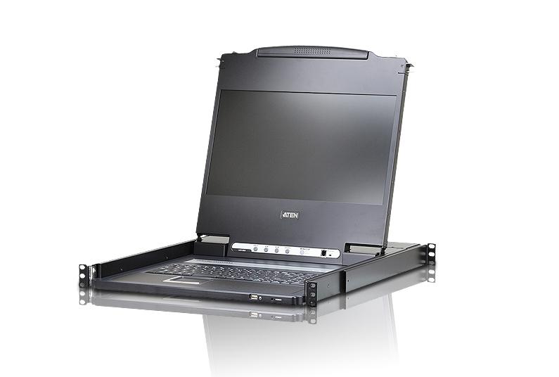 ATEN CL6700MW switch per keyboard-video-mouse (kvm) Montaggio rack Nero