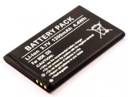 CoreParts MSPP2614 ricambio per cellulare Batteria (Battery 4.44Wh Li-ion 3.7V - 1200mAh for Nokia Mobile - 4.44Wh Li-ion 3.7V