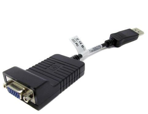 HP 753745-001 cavo e adattatore video 02 m DisplayPort VGA Nero (Display Port To VGA Adapter - 20cm Long - Warranty 12M)