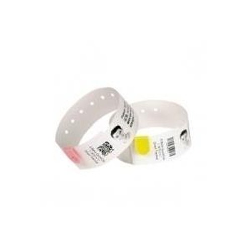 Zebra 10012712-4 etichetta per stampante Verde Etichetta per stampante autoadesiva (Z-BAND FUN 25X254MM - 350 BANDS/ROLL GREEN