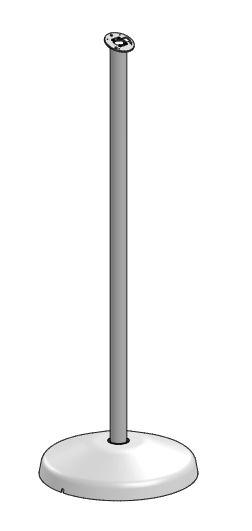 SP1 Floorstand - BLACK - - Black - Warranty 60M