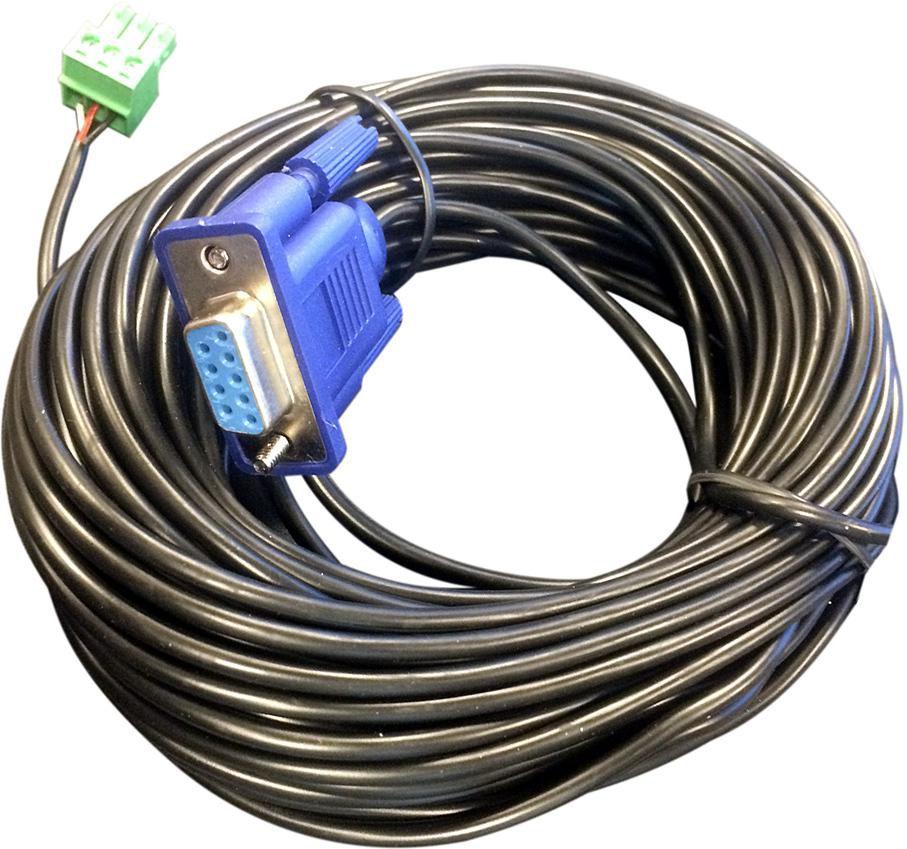 Vivolink VLCPARS232/15M cavo seriale Nero RS-232 Phoenix (Pro RS232 Cable 15M - . - Warranty 24M)
