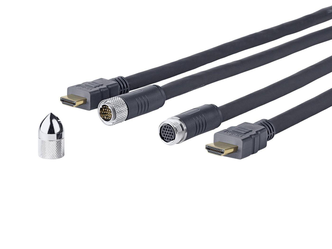 Vivolink PROHDMICW7.5 cavo HDMI 75 m HDMI tipo A Standard Nero (PRO HDMI CROSS WALL CABLE - . - Warranty 144M)