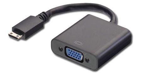 Microconnect HDMIVGAB cavo e adattatore video 015 m HDMI Type C Mini VGA D-Sub Nero (HDMI Mini - VGA adapter M-F - HDMI Mini ty