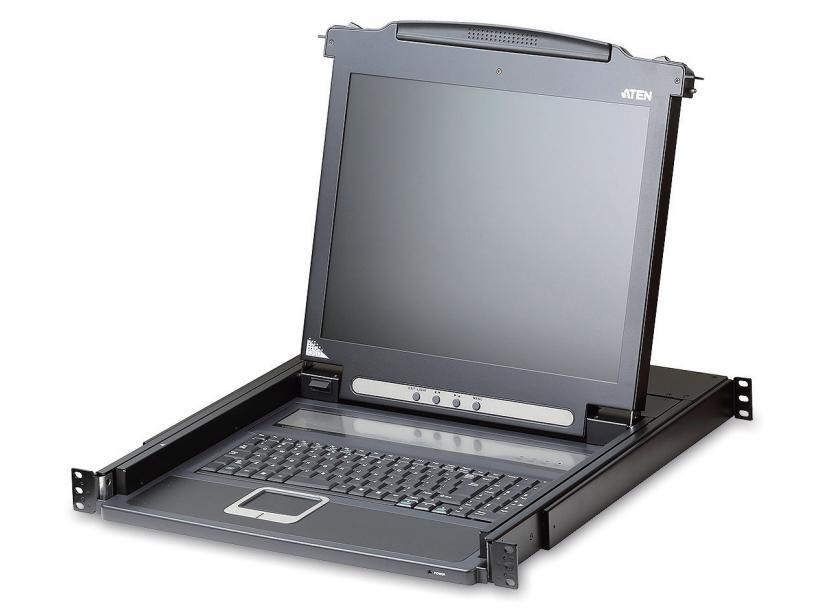 ATEN CL1000M switch per keyboard-video-mouse (kvm) Montaggio rack Nero