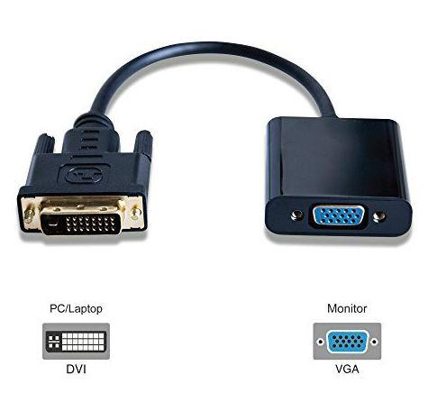 Microconnect DVI-D/VGA 025 m VGA D-Sub Nero (Adapter DVI-D to VGA adapter - DVI 241 - HD15 M-F IC - chipset ITE6693 Black. - Wa