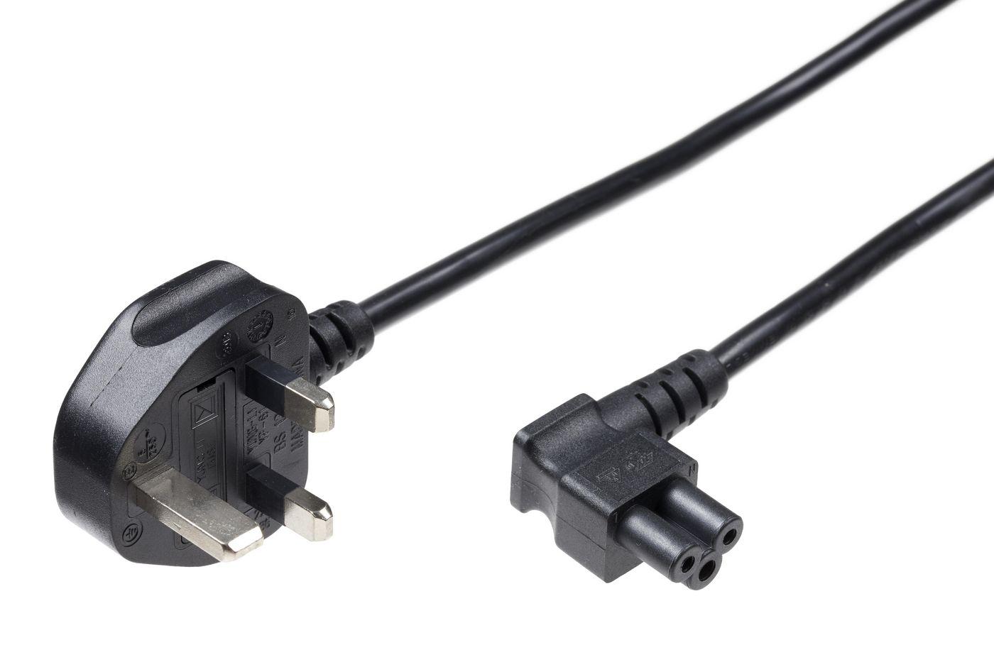 Microconnect PE090818A cavo di alimentazione Nero 1,8 m Spina di alimentazione di tipo G Accoppiatore C5 (Power Cord UK - C5 1.