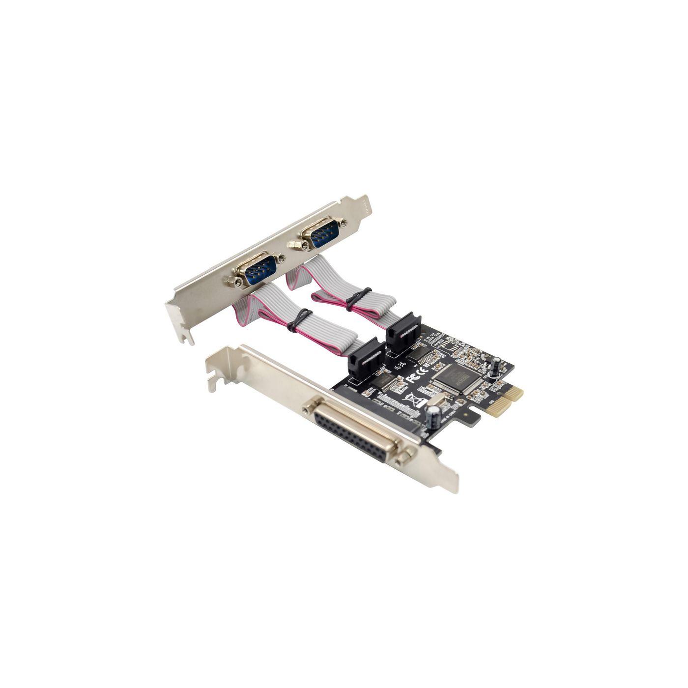 Microconnect MC-PCIE-MCS1P2S scheda di interfaccia e adattatore Interno Parallelo (1 port Parallel 2 port Serial - PCIe card Ch