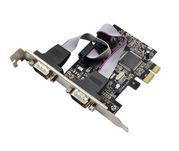 Microconnect MC-PCIE-MCS2S scheda di interfaccia e adattatore Interno Seriale (2 Port Serial PCIe card - Main chip ASIX AX9910