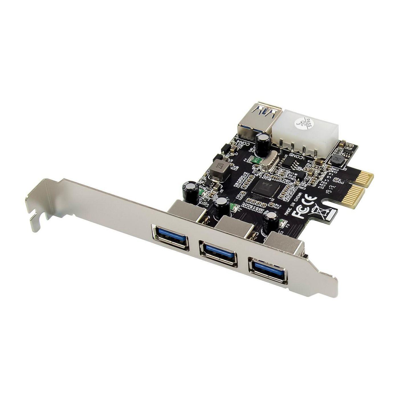 Microconnect MC-USB3.0-F2B2-V2 scheda di interfaccia e adattatore Interno USB 3.2 Gen 1 3.1 Gen 1 (31 port USB 3.0 PCIe card -