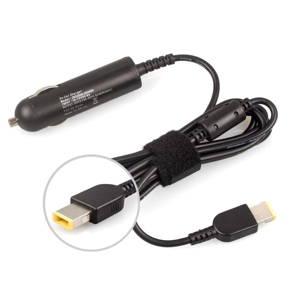 CoreParts MBXLE-DC0001 adattatore e invertitore Interno 65 W Nero (Car Adapter for Lenovo - 65W 20V 3.3A Square plug - Warranty