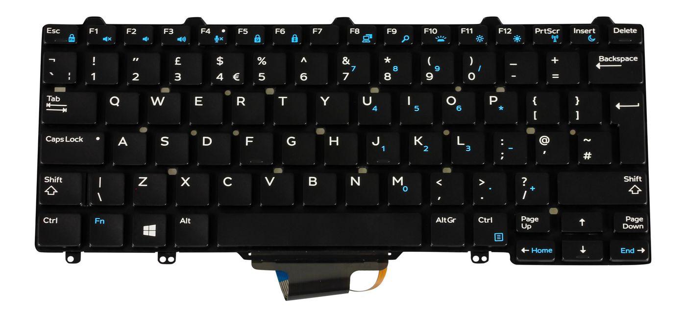 Keyboard English 83 Keys - Backlit M15ISU TB Backlit - M15ISU-TB - Warranty 3M
