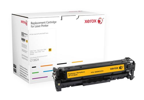 Cartuccia toner giallo Xerox. Equivalente a HP CF382A. Compatibile con HP Color LaserJet M476/M476DN/M476DW/M476NW